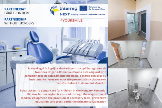 Cabinete stomatologice scolare la Ardud si Livada prin proiectul 4YOURSMILE coordonat de A D I Judetul Satu Mare
