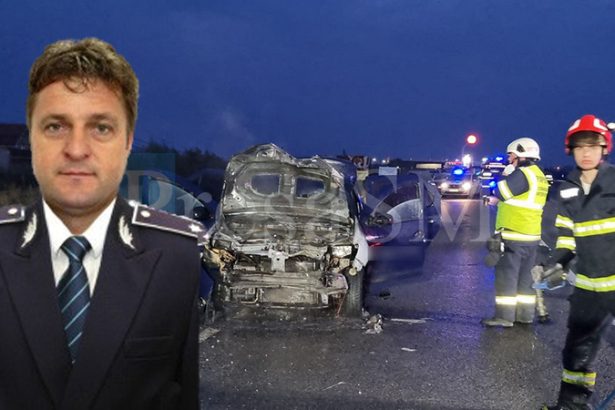 Fostul sef al Politiei din Carei ranit grav intr un vehicul incendiat