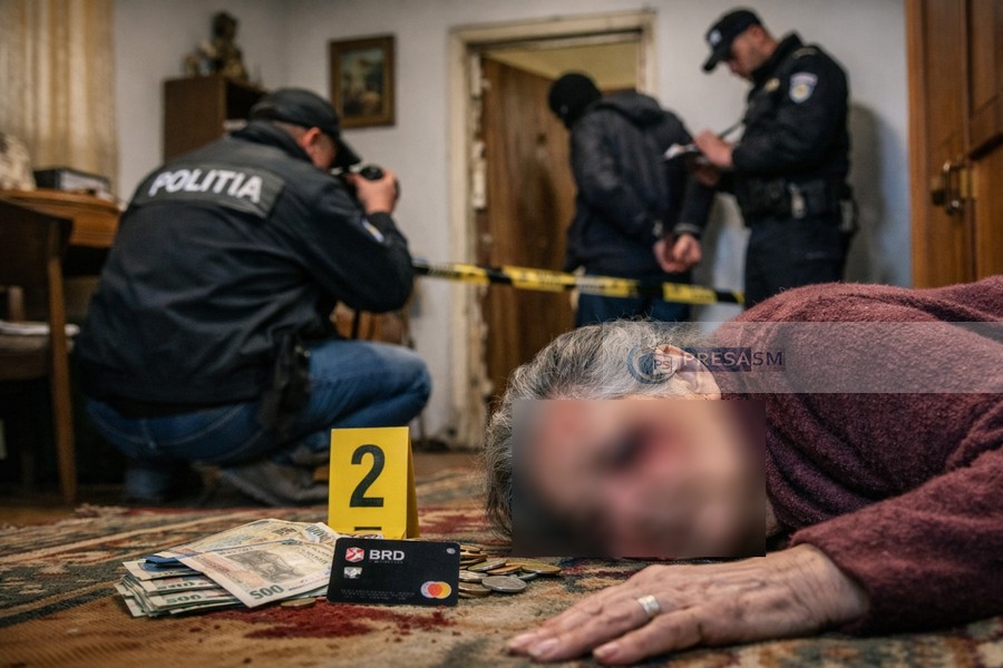 ancheta violenta extrema in satu mare un minor de 17 ani a agresat o femeie de 80 de ani in propria locuinta si i a golit contul bancar