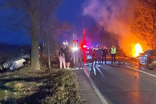 foto video tragedie teribila pe o sosea din tara patru persoane au decedat iar trei printre care un bebelus au fost ranite