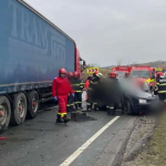 fotovideo cinci morti pe dn1f satu mare cluj accident intre doua camioane si un autoturism