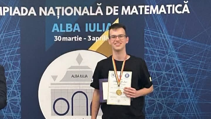 AUR la Olimpiada Nationala de Informatic si Matematica Performanta remarcabila pentru Luca un elev din Satu Mare