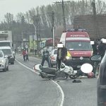 Accident in judetul Satu Mare fara permis baut si pe un moped neinmatriculat ajuns la spital