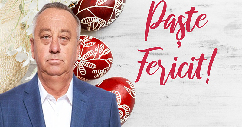 Consilierul judecean PSD Neculai Avorniciti ureaza tuturor satmarensilor un Paste Fericit