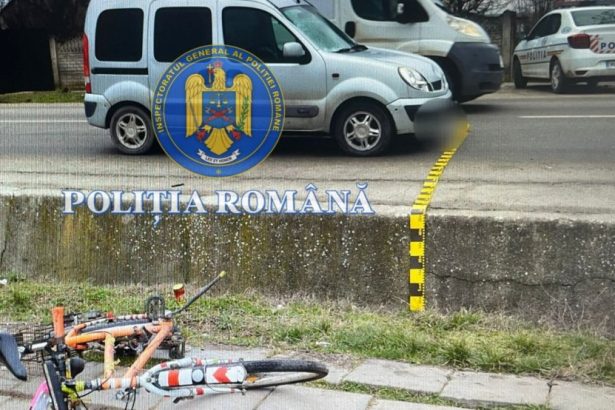 Copil de 13 ani lovit de o masina condusa de o soferita in judetul Satu Mare