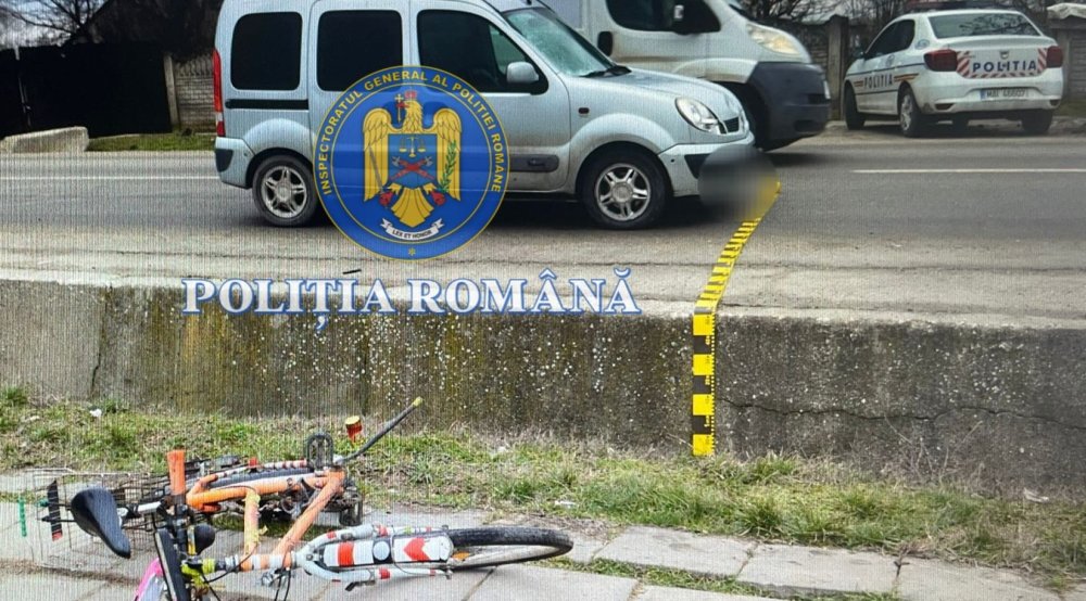 Copil de 13 ani lovit de o masina condusa de o soferita in judetul Satu Mare