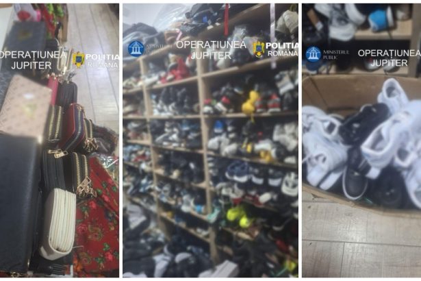 FOTO Perchezitii de mari proportii in Satu Mare Mii de produse contrafacute au fost confiscate de catre politisti