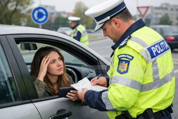 Femeie acuzata de conducere fara permis Satmareanul a incercat sa o protejeze si a avut de suferit