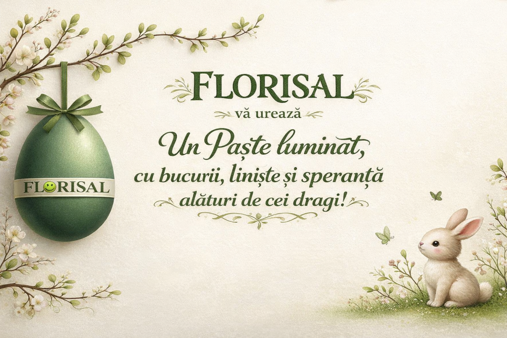 Florisal Satu Mare va transmite cele mai calde urari cu prilejul Sarbatilor Pascale