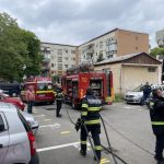 Incendiu intr un bloc din Cartierul Carpati I Mobilizare extinsa a pompierilor