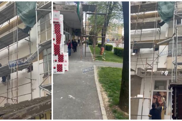 VIDEO Reabilitarea creeaza un pericol public in municipiul Satu Mare Pietonii tintii de mestri