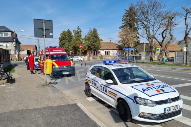 accident in municipiul satu mare biciclista de 76 de ani ranita soferul de 67 de ani a fugit