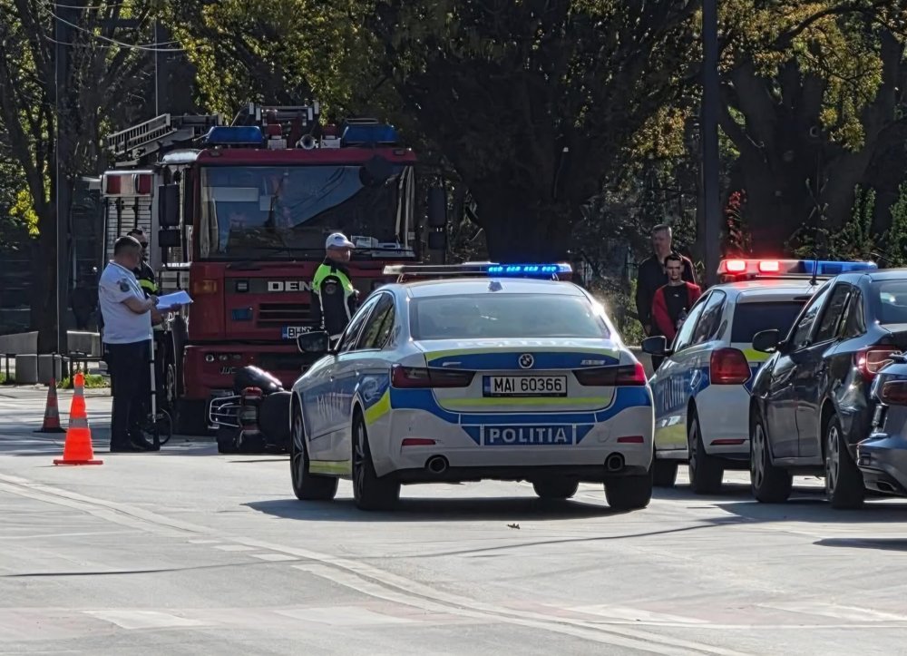 foto satmarean implicat intr un accident in judetul invecinat un barbat a fost transportat la spital