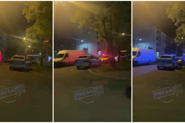 video accident in lant in satu mare un sofer baut a lovit 4 masini pe strada carpati 2