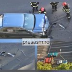 Accident in lant in zona Soarelui Pompierii Politia si Ambulanta intervin la fata locului