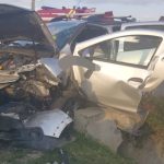 Accident in noaptea precedenta in judetul Satu Mare A intrat cu masina intr un cap de pod Patru tineri internati la spital