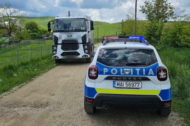 Bomba cu ceas sofer de TIR din Satu Mare oprit de politie oamenii legii au ramas socati