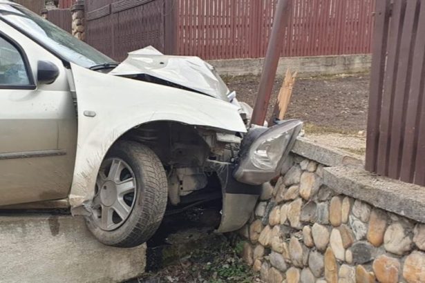 Cursa incheiata direct intr un gard in judetul Satu Mare Soferul avea o alcoolemie de 2 66 la mie