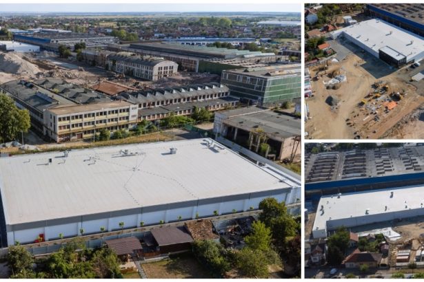 FOTOGALERIE Cel mai mare Kaufland din judetul Satu Mare ia forma Investitie semnificativa pe locul fostei fabrici UNIO