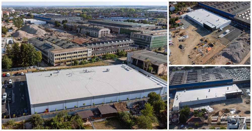 FOTOGALERIE Cel mai mare Kaufland din judetul Satu Mare ia forma Investitie semnificativa pe locul fostei fabrici UNIO