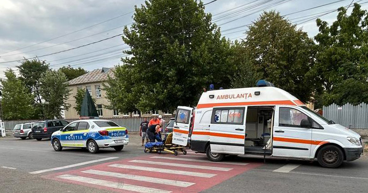O soferita a lovit un bunic pe trecerea de pietoni in judetul satu mare