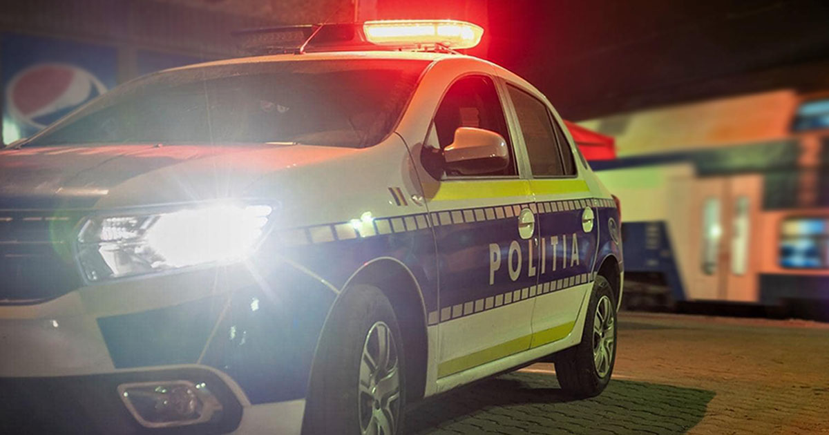 Politisti atacati cu pietre in judetul Satu Mare astazi autospeciala Politiei ar fi fost deteriorata