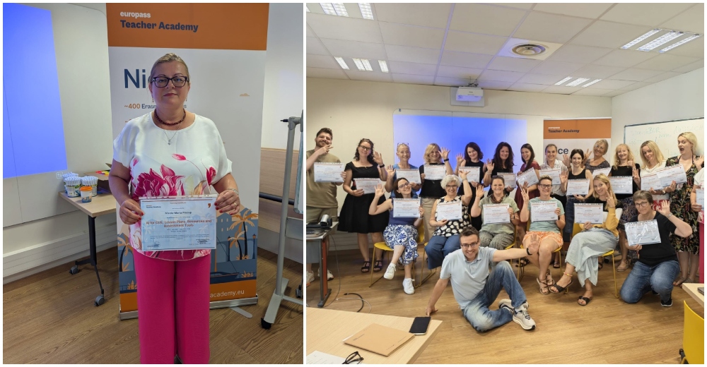 Profesoara Mirela Precup la Nisa prin Erasmus inteligenta artificiala provocari si inovatii in educatie