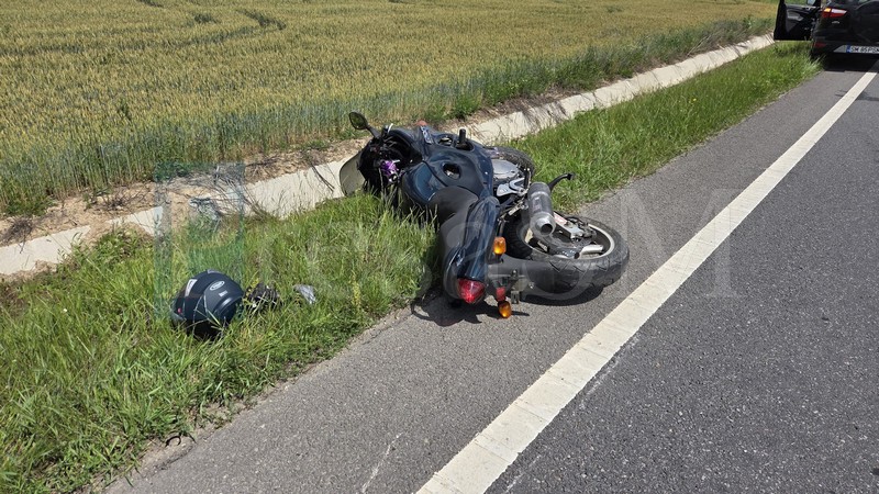 Totul s a ntamplat in judetul Satu Mare Motociclist polonez internat la spital dupa ce a cazut in sant