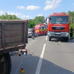 Un satmarean a cauzat un accident circuland cu un tractor neinregistrat prin fata scolii din Satmarel