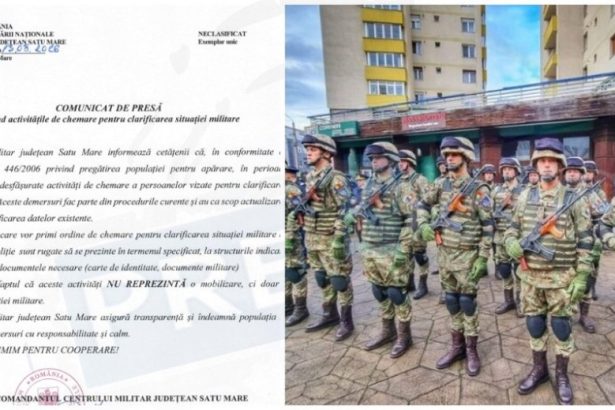 Unii satmareni vor fi chemati prin intermediul Politiei Armata ofera explicatii si solicita populatiei sa ramana calma