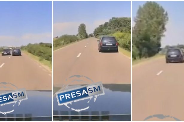 VIDEO Pericol pe drumurile din judetul Satu Mare Un sofer ar fi condus haotic si ar fi patruns de mai multe ori pe contrasens