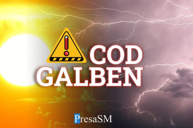cod galben de canicula astazi la satu mare vremea se va schimba incepand de marti temperaturile vor scadea iar furtunile se apropie