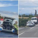 foto masina rasturnata in sant intre botiz si ciuperceni interventie a politiei si salvatorilor