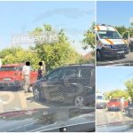 foto video accident de circulatie pe bdul lucian blaga din municipiul satu mare