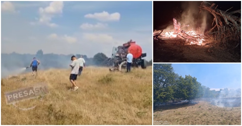 foto video bilantul iresponsabilitatii zeci de incendii si hectare transformate in scrum in judetul satu mare