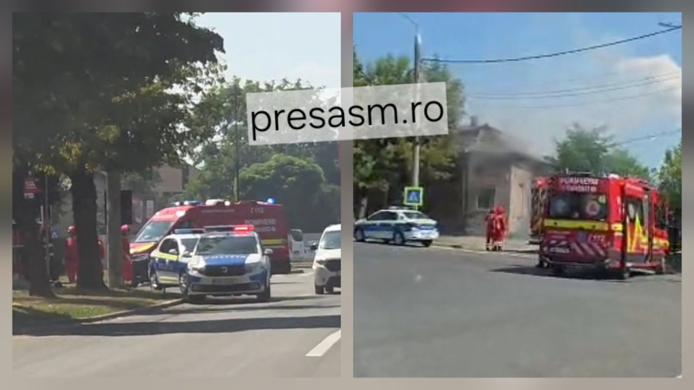foto video o casa a fost cuprinsa de flacari pe b dul closca mobilizare de forte a pompierilor