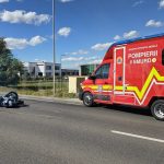 motociclist ranit intr un accident la carei un sofer de 82 de ani nu i ar fi acordat prioritate