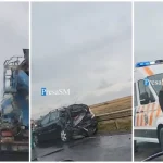 Accident cu trei mașini pe DN 19, între Moftinu Mic și Păulian. Cum s-a petrecut totul