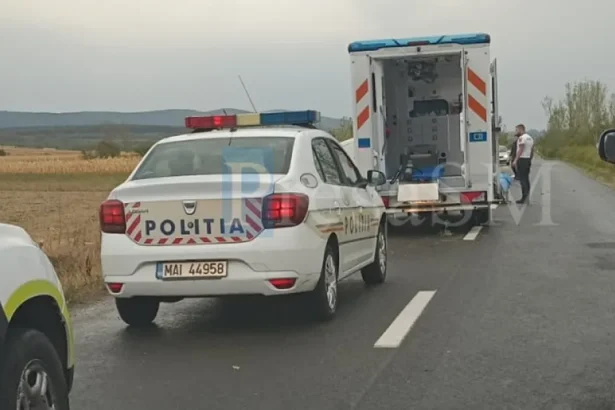 Accident în Satu Mare: Tânăr de 21 de ani, rănit după ce a ajuns cu mașina în șanț