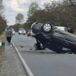 Accident mortal pe DN 19E: șofer proiectat din mașină după o răsturnare violentă