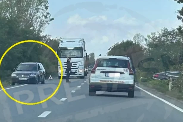 Accident pe DN 19, lângă Livada: șofer prins între camioane