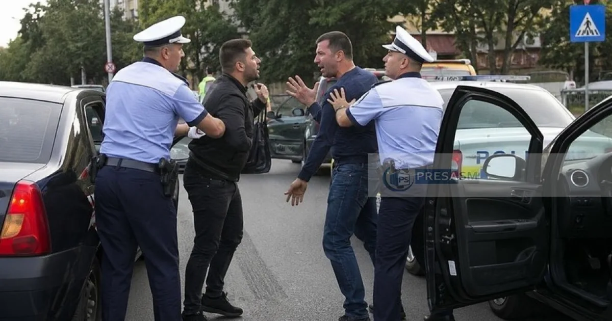 Atac violent pe DN19, în Certeze: un bărbat lovit în față cu o bară metalică