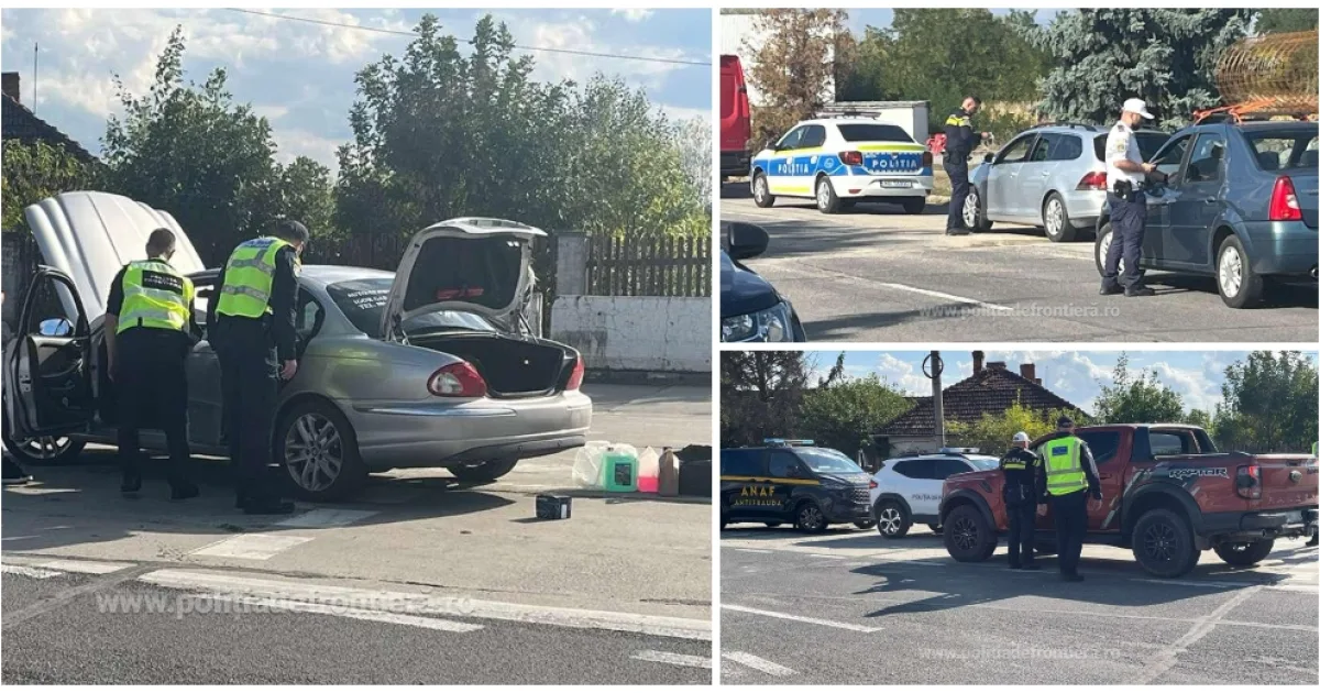 Controale masive la granița cu Ungaria. Zeci de polițiști și jandarmi au verificat tot