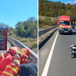 FOTO. Motociclist de 23 de ani, mort după ce a lovit un parapet. Tragedie în județul vecin