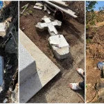 FOTO/VIDEO. Sătmăreancă: mormintele tatălui și bunicilor, distruse
