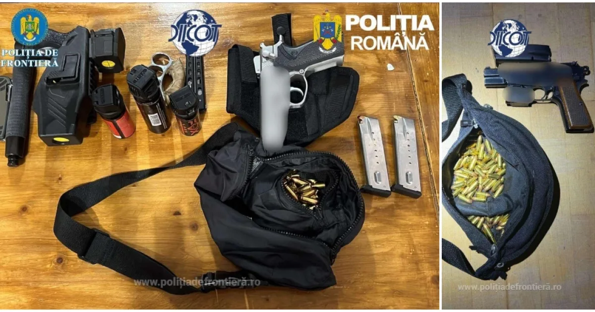 Percheziții în nord-vest: gașcă violentă cu arme letale, descoperită