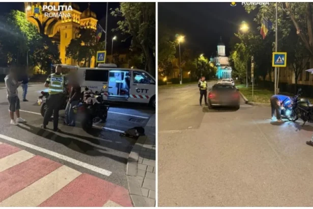 Polițiștii și RAR, verificări în centrul Sătmarului. Zeci de șoferi amendați