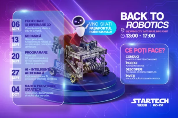 Shopping City Satu Mare lansează „Back to Robotics” cu Startech 18338