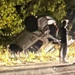 Tânăr din Satu Mare s-a răsturnat cu mașina în Pădurea Noroieni, noaptea